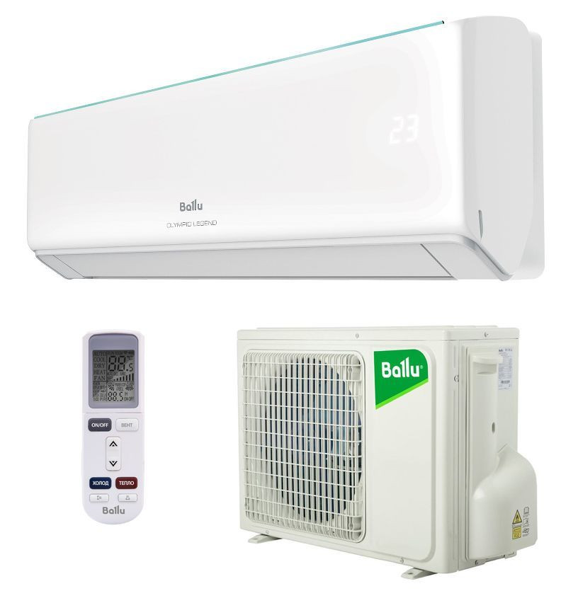 Сплит-система 18 Ballu Olympio Legend BSW-18HN1 (54м2 / 29-54дБ / Wi-Fi(опция) / А / 3года)