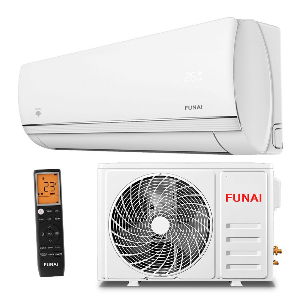 Сплит-система 12 Funai Kadzoku RAC-KD35HP.D02 (37м2 / 24-38дБ / Wi-Fi(опция) / A / 3года)