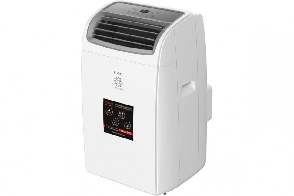 Мобильный кондиционер Funai CAMOMIRU MAC-CM40HPN04 (28кв.м / 50дБ / пульт)