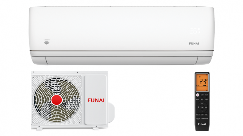Сплит-система 07 Funai KADZOKU RAC-KD20HP.D02 (22м2 / шум 22-48дБ / Wi-Fi(опция) / A / 3года)