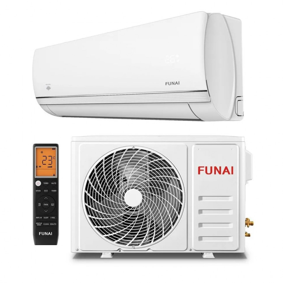 Сплит-система 18 Funai Kadzoku RAC-KD55HP.D02 (55м2 / 28-54дБ / Wi-Fi / A / 3года)