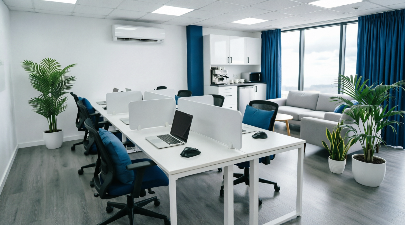 Офис 180 м²: комфорт для команды и переговорной